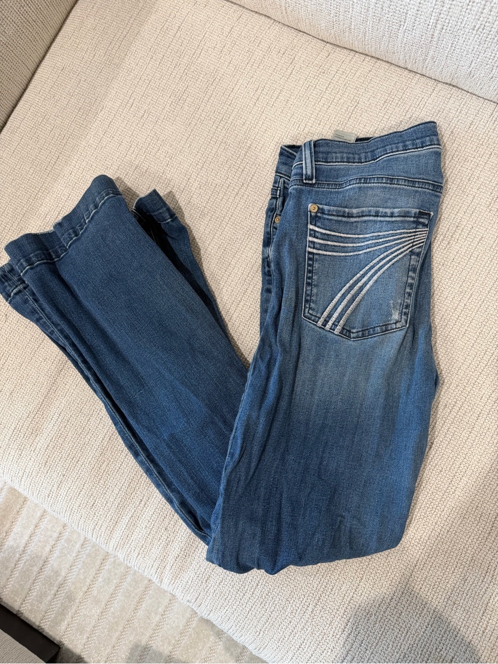 7 For All Mankind Dojo Women's Blue Boot Cut Jeans